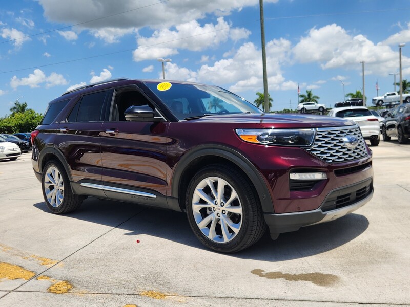 Used 2022 FORD EXPLORER PLATINUM RWD in DAVIE, FLORIDA