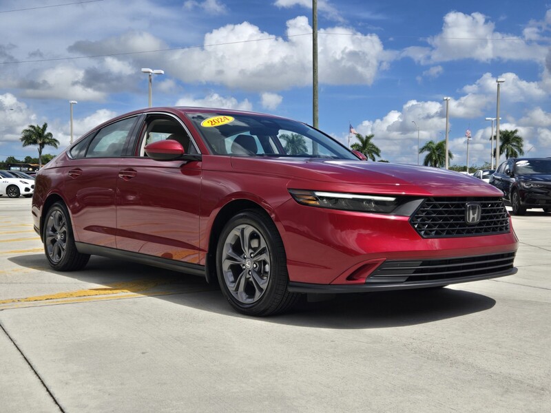Used 2024 Honda Accord Sedan EX CVT in DAVIE, FLORIDA