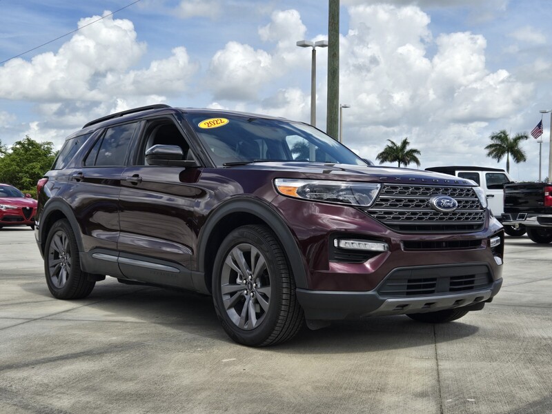 Used 2022 FORD EXPLORER XLT RWD in DAVIE, FLORIDA