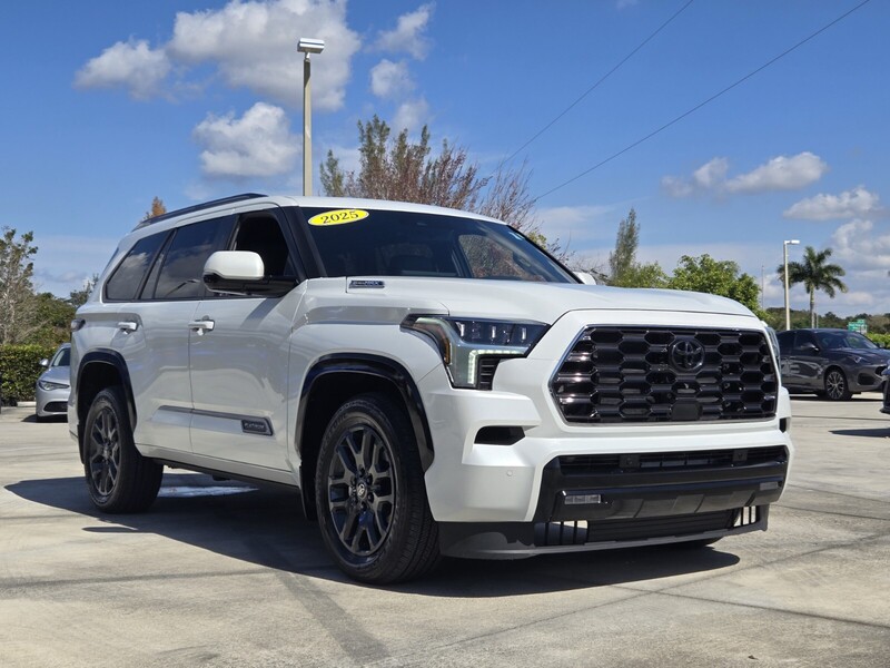 Used 2025 TOYOTA SEQUOIA PLATINUM 4WD in DAVIE, FLORIDA