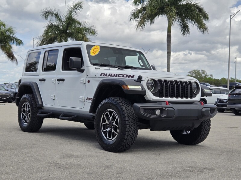 Used 2024 JEEP WRANGLER RUBICON 4 DOOR 4X4 in DAVIE, FLORIDA