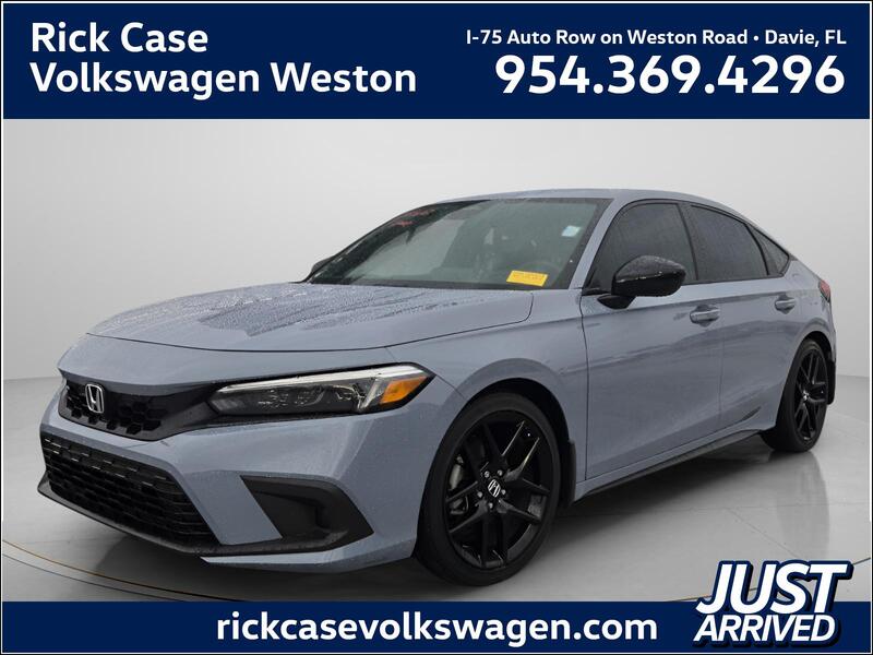 Used 2024 Honda Civic Hatchback SPORT CVT in DAVIE, FLORIDA
