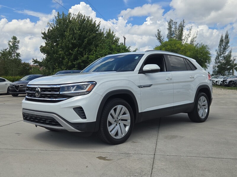 Used 2021 Volkswagen Atlas Cross Sport 3.6L V6 SE W/TECHNOLOGY FWD in DAVIE, FLORIDA