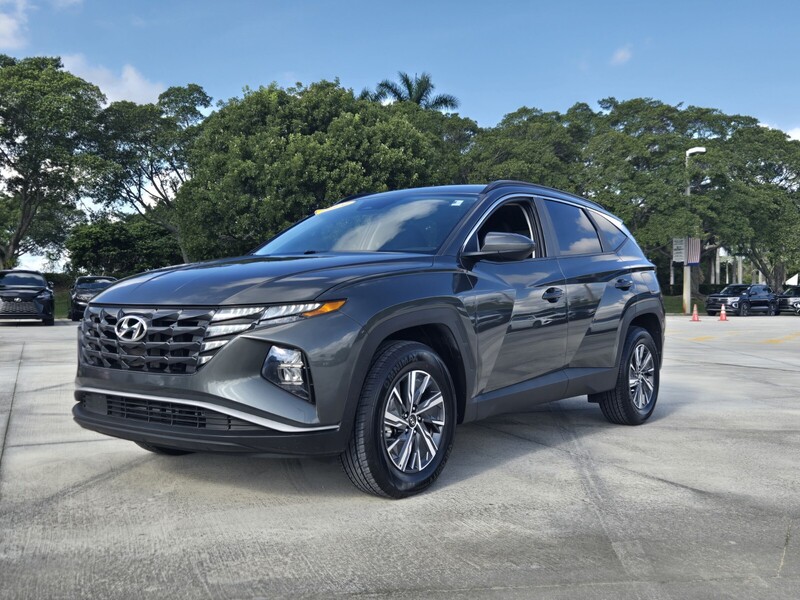 Used 2024 HYUNDAI TUCSON HYBRID BLUE AWD in DAVIE, FLORIDA