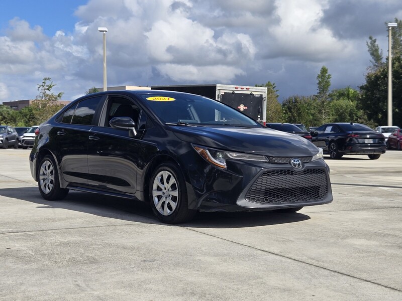 Used 2021 TOYOTA COROLLA LE CVT in DAVIE, FLORIDA