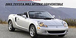 Used 2003 TOYOTA MR2 BASE 2DR CONVERTIBLE in INDIANAPOLIS, INDIANA