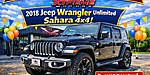 Used 2018 JEEP WRANGLER UNLIMITED SAHARA 4X4 4DR SUV (MIDYEAR RELEASE) in INDIANAPOLIS, INDIANA
