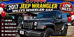 Used 2017 JEEP WRANGLER WILLYS WHEELER 4X4 2DR SUV in INDIANAPOLIS, INDIANA