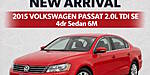 Used 2015 Volkswagen Passat 2.0L TDI SE 4DR SEDAN 6M in INDIANAPOLIS, INDIANA