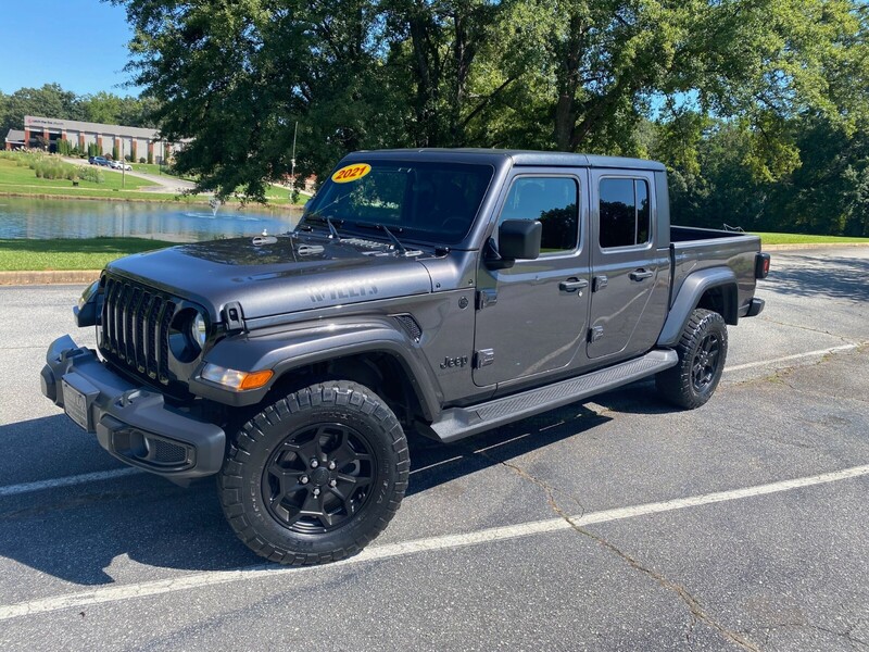 Used 2021 JEEP GLADIATOR WILLYS 4X4 in GREENVILLE, SOUTH CAROLINA