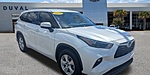 Used 2022 TOYOTA HIGHLANDER HYBRID LE in JACKSONVILLE, FLORIDA