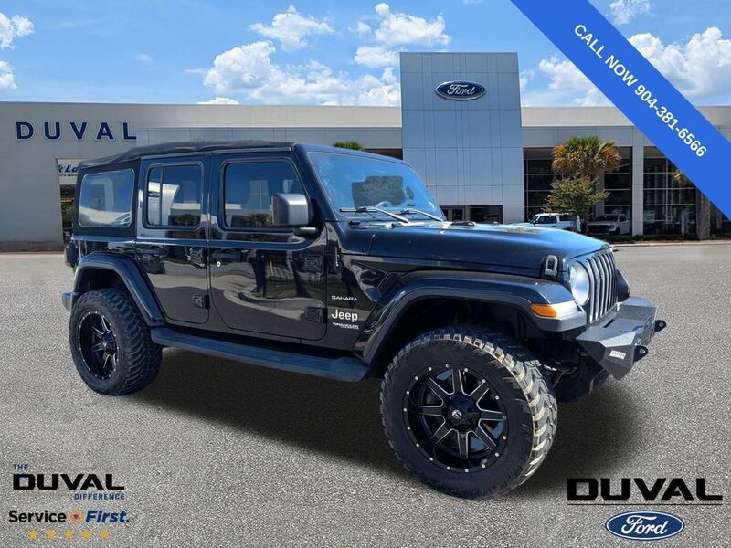 Used 2018 JEEP WRANGLER UNLIMITED SAHARA in JACKSONVILLE, FLORIDA