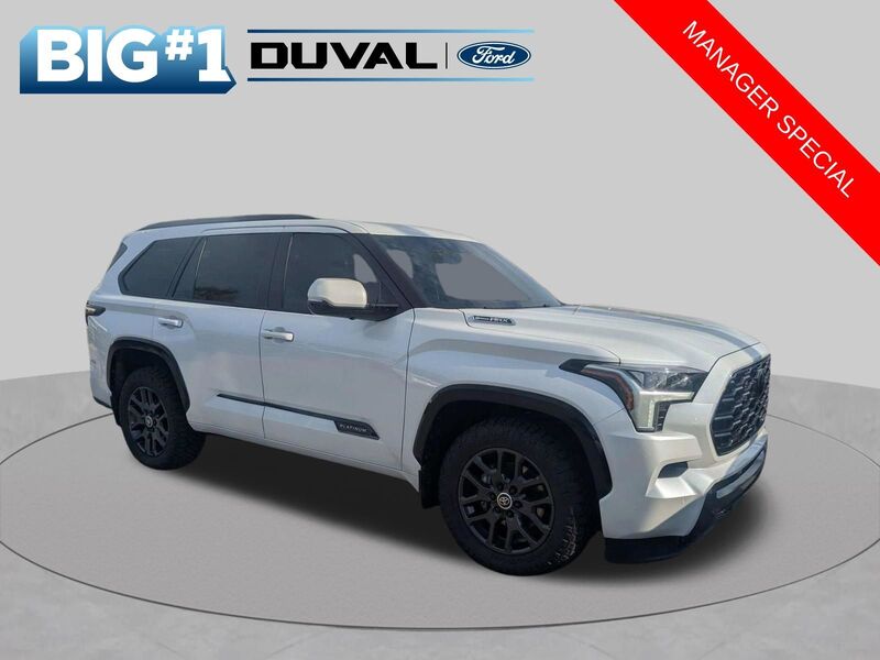 Used 2024 TOYOTA SEQUOIA PLATINUM in JACKSONVILLE, FLORIDA