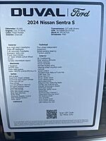 Used 2024 NISSAN SENTRA S in JACKSONVILLE, FLORIDA (Photo 11)