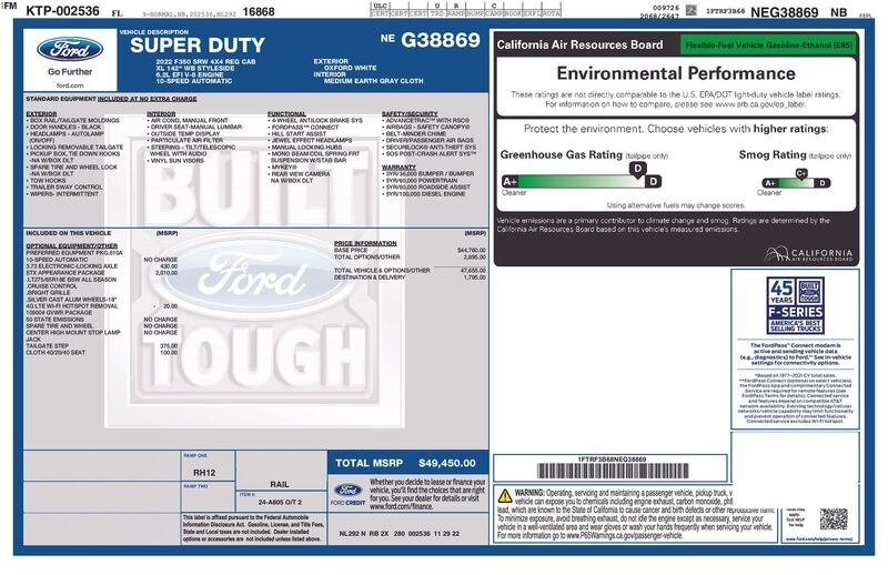 Used 2022 FORD F-350 XL in JACKSONVILLE, FLORIDA