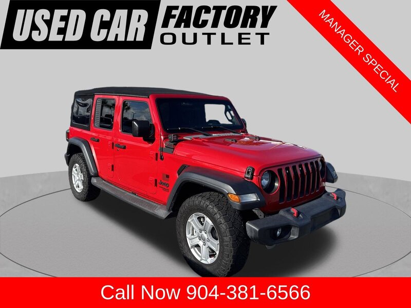 Used 2018 JEEP WRANGLER UNLIMITED SPORT S in JACKSONVILLE, FLORIDA