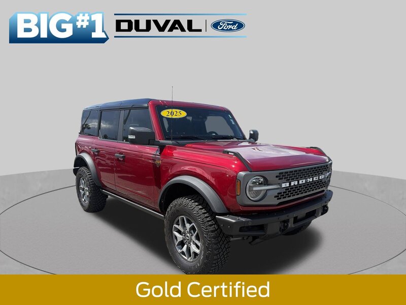 Used 2025 FORD BRONCO BADLANDS in JACKSONVILLE, FLORIDA