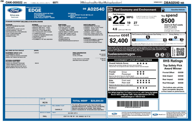 Used 2013 FORD EDGE SE in JACKSONVILLE, FLORIDA