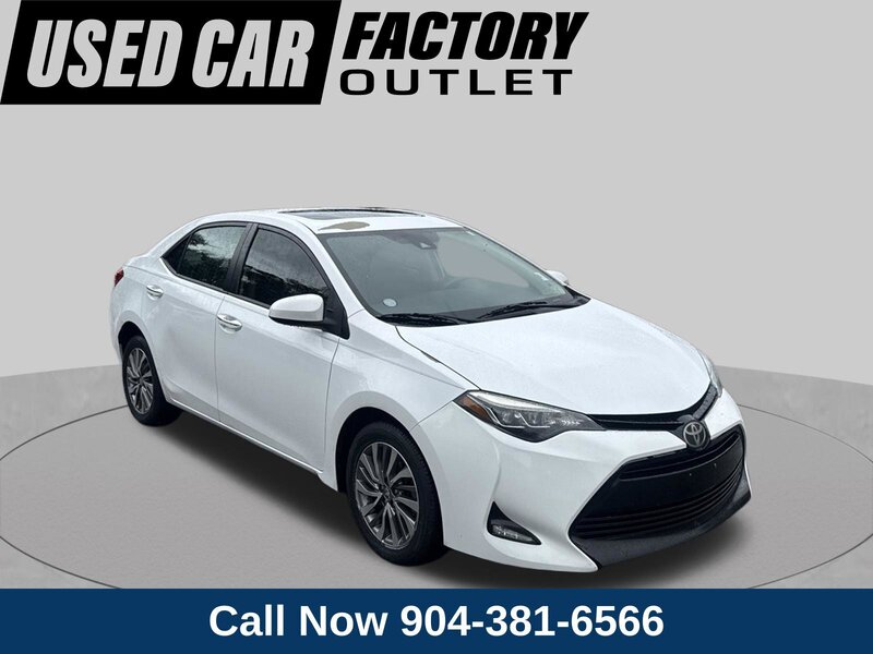 Used 2017 TOYOTA COROLLA XLE in JACKSONVILLE, FLORIDA