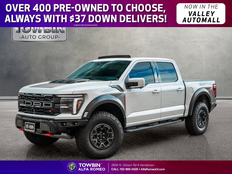 Used 2025 FORD F-150 RAPTOR 4WD SUPERCREW 5.5' BOX in HENDERSON, NEVADA