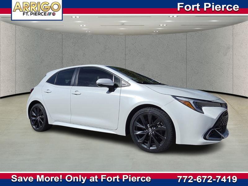 Used 2023 TOYOTA COROLLA HATCHBACK XSE CVT in FORT PIERCE, FLORIDA