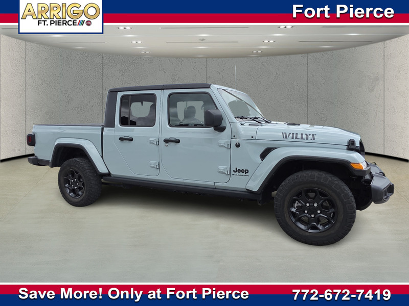 Used 2023 JEEP GLADIATOR WILLYS 4X4 in FORT PIERCE, FLORIDA