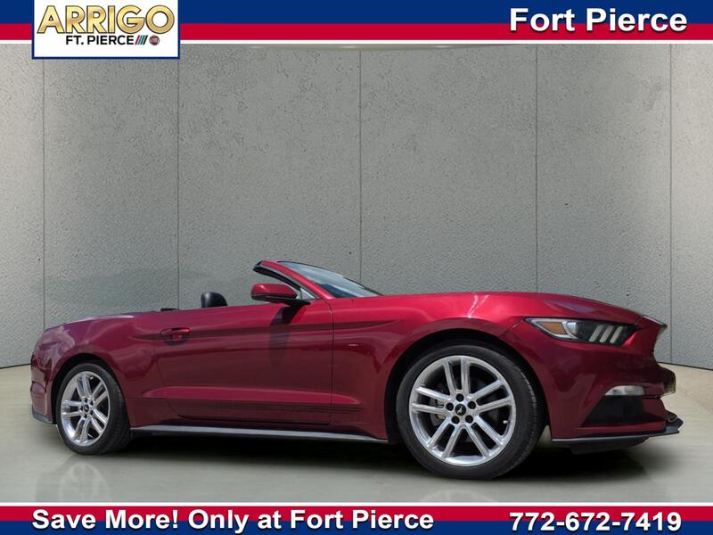 Used 2016 FORD MUSTANG 2DR CONV ECOBOOST PREMIUM in FORT PIERCE, FLORIDA