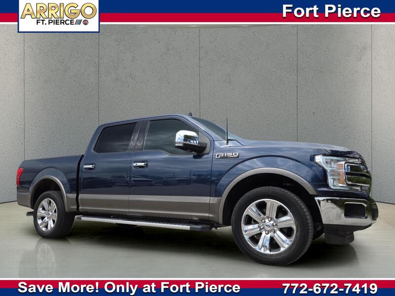 Used 2019 FORD F-150 LARIAT 2WD SUPERCREW 5.5' BOX in FORT PIERCE, FLORIDA