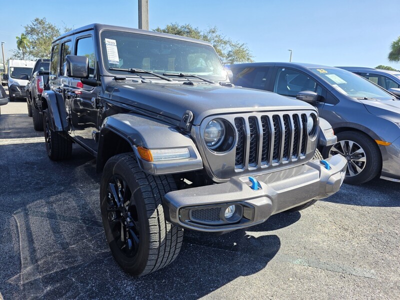 Used 2021 JEEP WRANGLER UNLIMITED SAHARA HIGH ALTITUDE 4XE in WEST PALM BEACH, FLORIDA