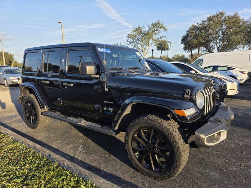 Used 2021 JEEP WRANGLER UNLIMITED SAHARA 4XE in WEST PALM BEACH, FLORIDA