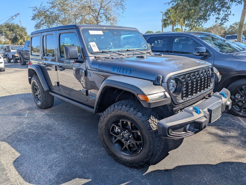 Used 2024 JEEP WRANGLER WILLYS 4XE in WEST PALM BEACH, FLORIDA