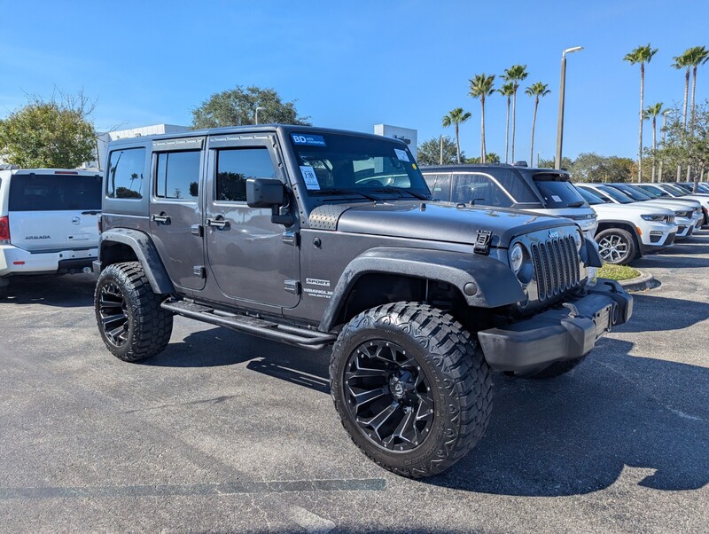Used 2016 JEEP WRANGLER UNLIMITED SPORT in WEST PALM BEACH, FLORIDA