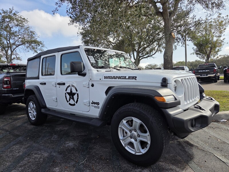 Used 2021 JEEP WRANGLER UNLIMITED SPORT S in WEST PALM BEACH, FLORIDA