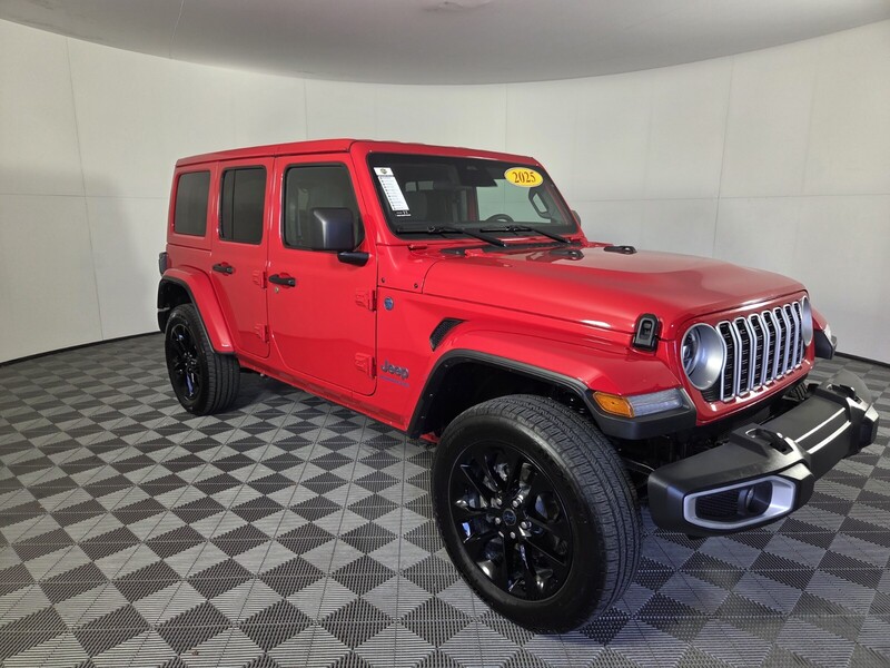 Used 2025 JEEP WRANGLER 4XE SAHARA 4X4 in WEST PALM BEACH, FLORIDA