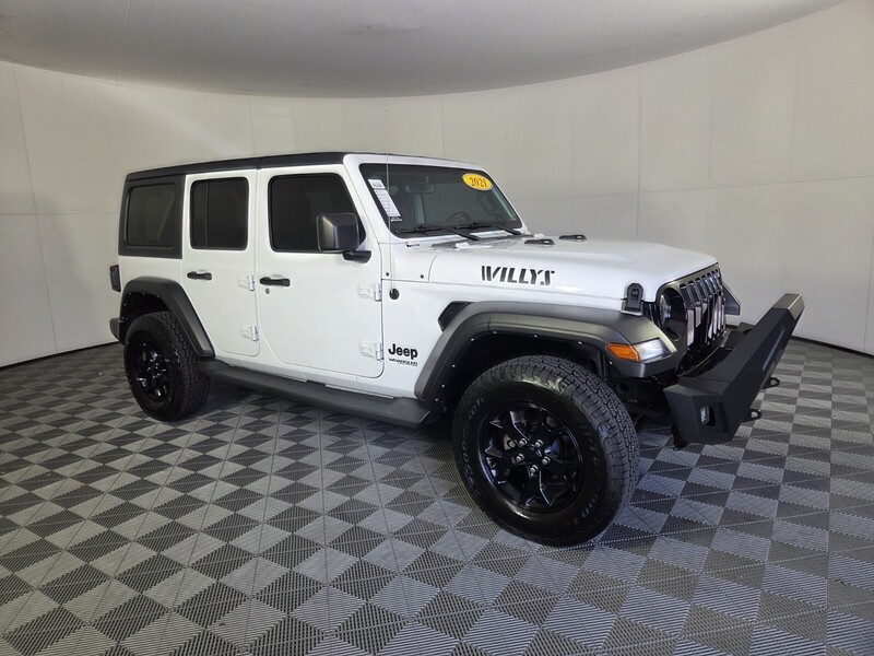 Used 2021 JEEP WRANGLER UNLIMITED WILLYS 4X4 in WEST PALM BEACH, FLORIDA