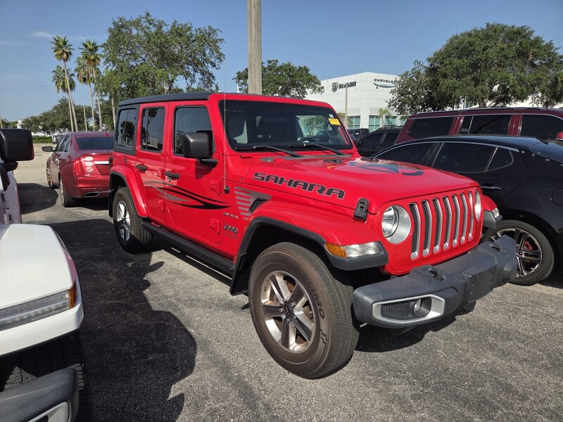 Used 2021 JEEP WRANGLER UNLIMITED SAHARA in WEST PALM BEACH, FLORIDA
