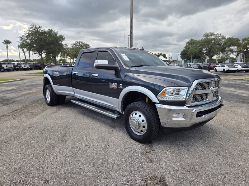 Used 2018 RAM 3500 LARAMIE 4X4 CREW CAB 8' BOX in WEST PALM BEACH, FLORIDA