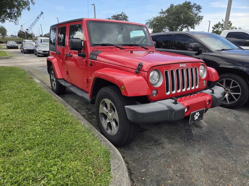 Used 2018 JEEP WRANGLER JK UNLIMITED SAHARA in WEST PALM BEACH, FLORIDA