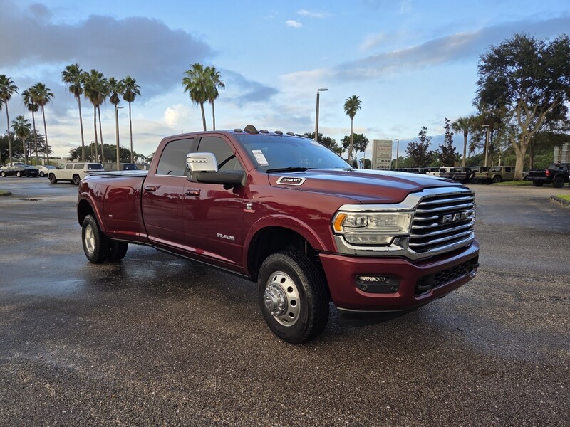 Used 2023 RAM 3500 LONGHORN 4X4 CREW CAB 8' BOX in WEST PALM BEACH, FLORIDA
