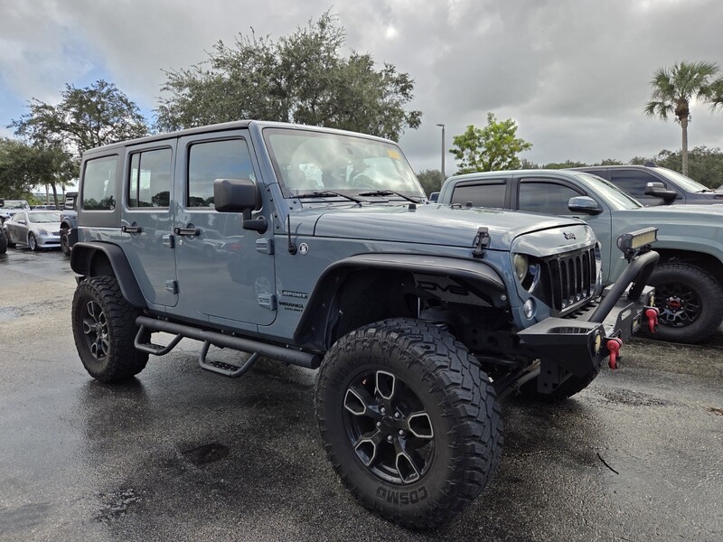 Used 2015 JEEP WRANGLER UNLIMITED SPORT in WEST PALM BEACH, FLORIDA