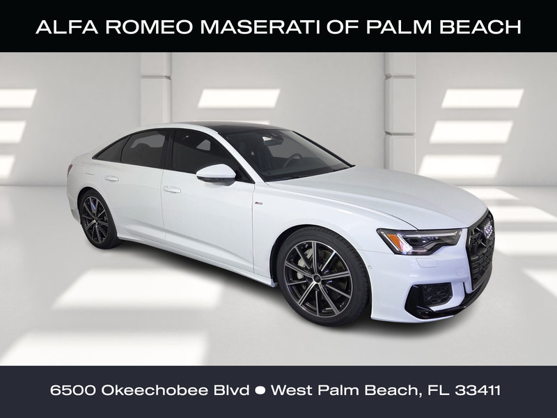 Used 2025 AUDI A6 SEDAN PREMIUM 55 TFSI QUATTRO in WEST PALM BEACH, FLORIDA