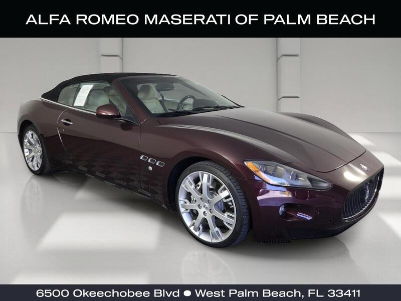 Used 2011 MASERATI GRAN TURISMO 2DR CONV GRANTURISMO in WEST PALM BEACH, FLORIDA