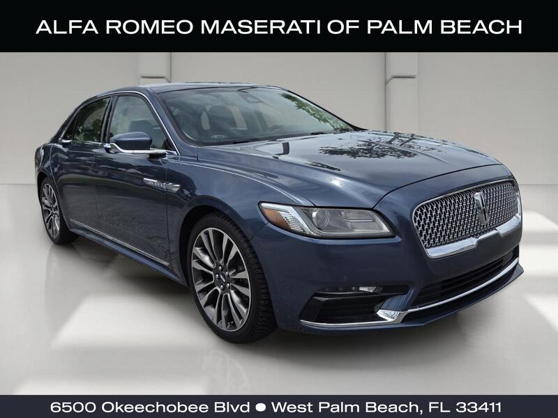 Used 2019 LINCOLN CONTINENTAL SELECT FWD in WEST PALM BEACH, FLORIDA