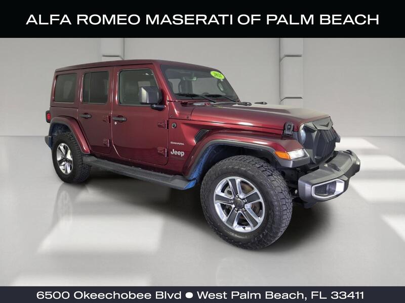 Used 2021 JEEP WRANGLER UNLIMITED SAHARA 4X4 in WEST PALM BEACH, FLORIDA