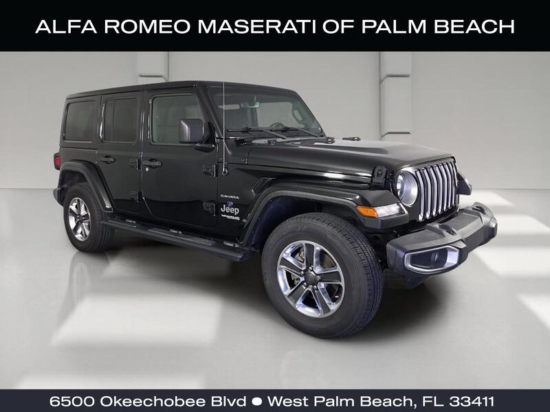 Used 2019 JEEP WRANGLER UNLIMITED SAHARA 4X4 in WEST PALM BEACH, FLORIDA