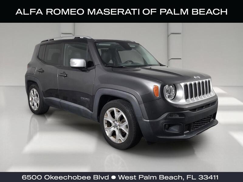 Used 2017 JEEP RENEGADE LIMITED FWD in WEST PALM BEACH, FLORIDA