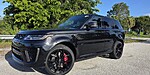 Used 2021 LAND ROVER RANGE ROVER SPORT SVR in WEST PALM BEACH, FLORIDA