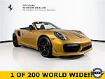 Used 2019 PORSCHE 911 TURBO S CABRIOLET in WEST PALM BEACH, FLORIDA (Photo 1)