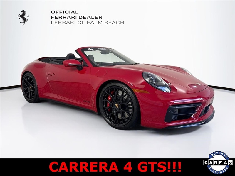 Used 2024 PORSCHE 911 CARRERA 4 CABRIOLET in WEST PALM BEACH, FLORIDA