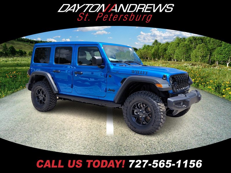 New 2025 JEEP WRANGLER WILLYS 4 DOOR 4X4 in ST. PETERSBURG, FLORIDA